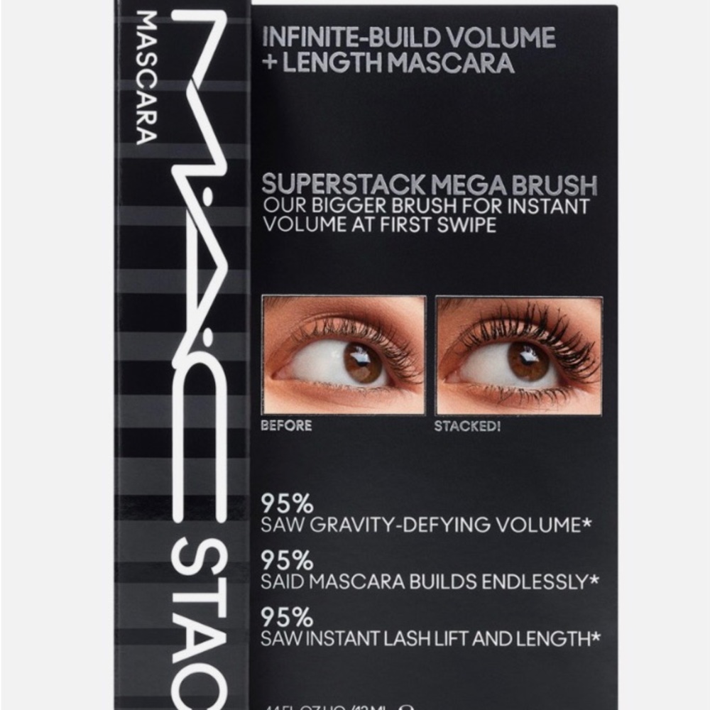 MAC MASCARA WATERPROOF BLACK STAK